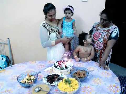 Baby shamini 1year birthday celebrated