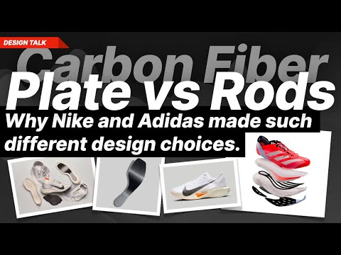Carbon fiber plate vs rods | Why Nike and Adidas made such different design choices