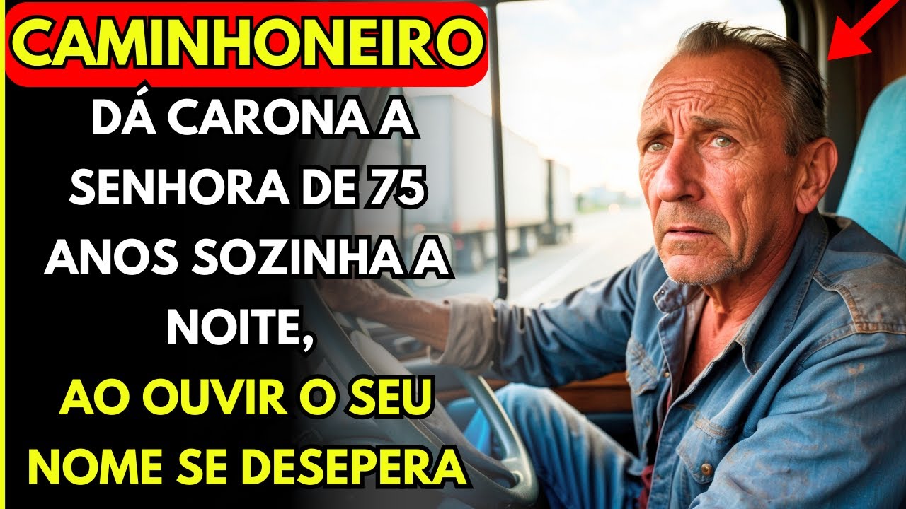 CAMINHONEIRO DÁ CARONA A SENHORA DE 75 ANOS SOZINHA A NOITE, AO OUVIR O SEU NOME SE DESEPERA