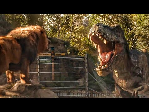 Welcome to Jurassic World / Lion vs T Rex Scene - Jurassic World Fallen Kingdom (2018) Movie Clip HD