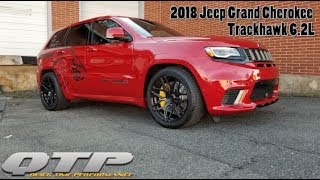 Screamer Twintronic Cat-Back Exhaust System 2018-2019 Jeep Grand Cherokee Trackhawk - Black Tips - video thumbnail 2