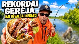 Kebabo testas prieš žūklę – rezultatas ŠOKIRAVO | 5/7 CHALLENGE