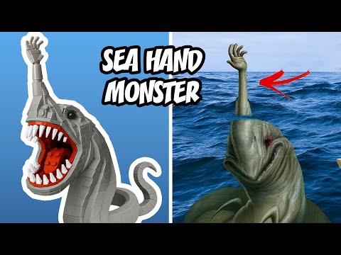 I Made SEA HAND MONSTER Out Of LEGO! Craziest Deep Sea Creature Caught While Attacks Legendary Eater