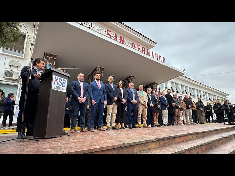 “El hospital San Bernardo es el emblema de la Salud Pública provincial”, dijo el secretario de Salud