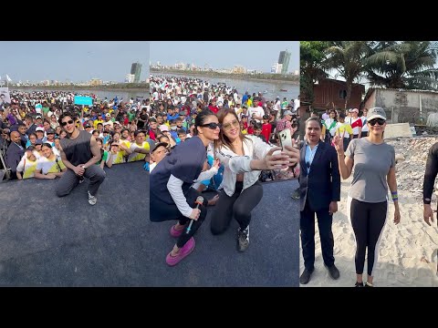Celebrities take part in a beach cleanup drive in mahim | Bollywood | Mahim Beach | Netflix