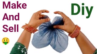 🤑बनाओ और बेचो 💲Best use of scrap fabric/diy/stitching/fabric craft/how to earn money💰💲 at home