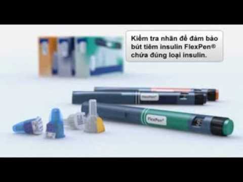 Hướng dẫn sử dụng bút tiêm insulin flexpen