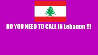 How can I call to Lebanon Lebanon Country Code | Telephone Area Codes in Lebanon
