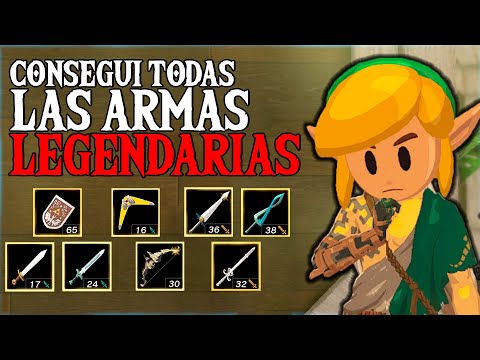 Así pude conseguir todas las ARMAS LEGENDARIAS en Zelda Tears of the Kingdom (Totk)