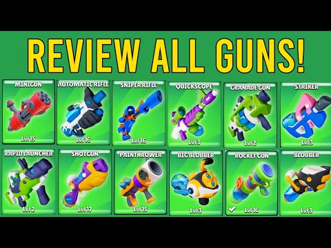 REVIEW ALL GUNS! - DYE HARD - COLOR WAR