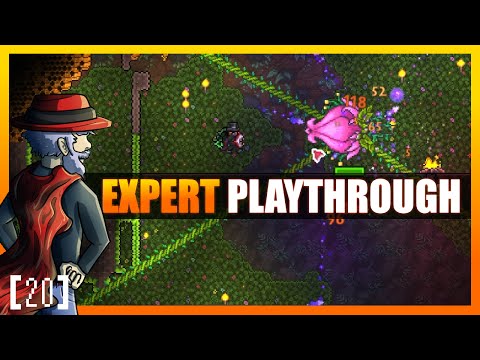 Terraria 1.3 Let's Play - Expert Mode Playthrough! AAAH. PLANTERA. [20] PC Gameplay