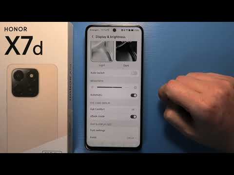 Honor X7D - How to Enable/Disable Reading Mode