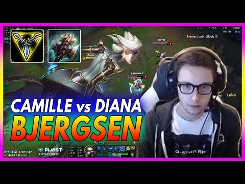 401. Bjergsen Camille vs Diana Mid - Febuary 25th, 2017 - Patch 7.4 Season 7