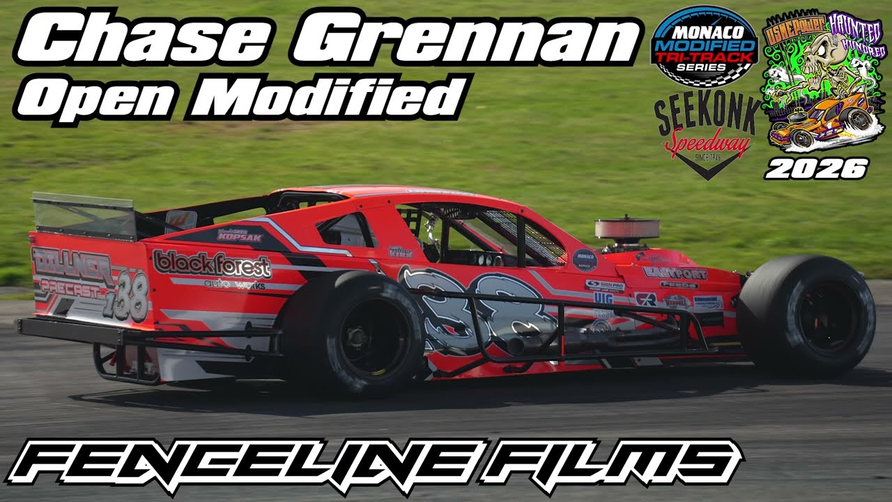 Chase Grennan Monaco Tri Track Modified USNE Power Haunted Hundred XL Seekonk Speedway 2026