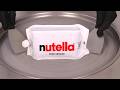 Squeezing Nutella Into Multi Layered Ice Cream Rolls ASMR