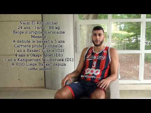 VOO Liège Basket - Naïm El Khounchar - Présentation