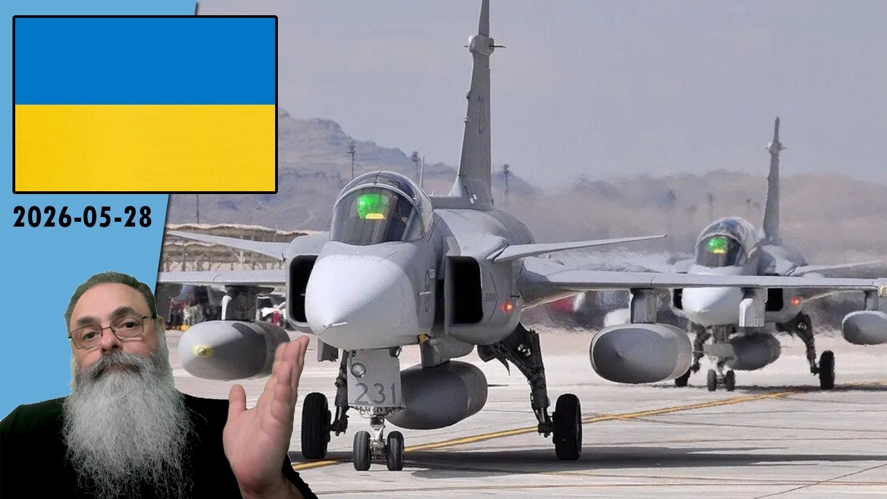 #Ucrânia 2026-05-28: UCRÂNIA vai RECEBER 16 GRIPEN C/D da SUÉCIA até 2027
