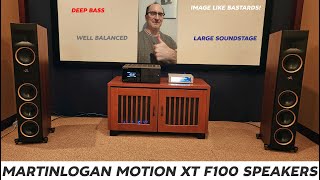 Video thumbnail for MartinLogan Motion XT F100 Floorstanding Speakers Listening Impressions by Audioholics
