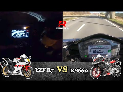 Yamaha YZF R7 🆚️ Aprilia RS 660 | Stock Top Speed & Acceleration Attempt 🔥🔥