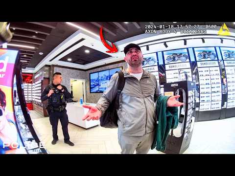 Entitled Airport Thief Caught Red-Handed Stealing Designer Sunglasses