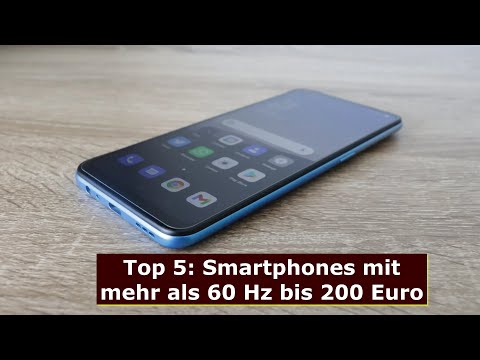 Top 5: Smartphones mit mehr als 60 Hz bis 200 Euro