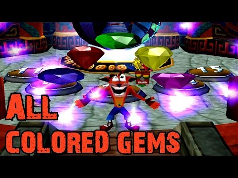 Crash Bandicoot 3 Warped - How to get ALL colored Gems