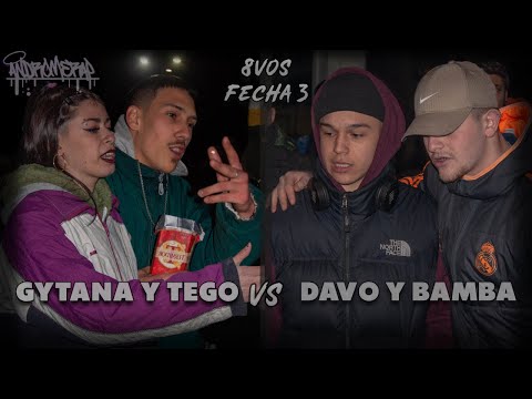 GYTANA y TEGO vs DAVO y BAMBA - 8vos - Fecha 3 (2v2) - Andromerap