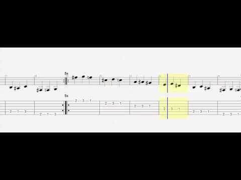 3 Finger Warm-Up - 500 bpm - Guitar - Play Along - Super Fast!!!