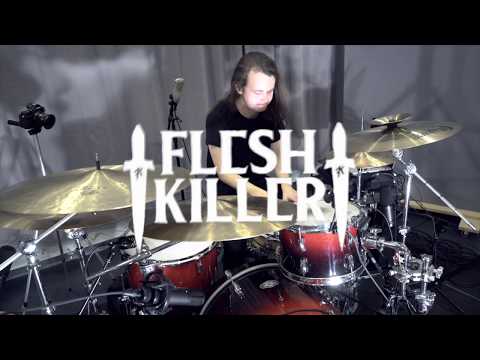 FLESHKILLER - Awaken [Drum Playthrough] | Andreas Sjøen