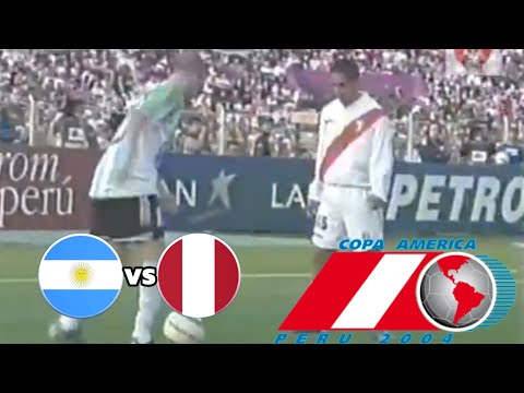 Perú vs Argentina (0-1) Resumen (Cuartos Del Final) Copa América 2004