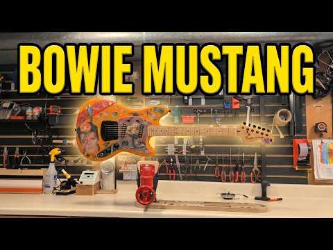 Fender David Bowie "Ziggy Stardust" Mustang 1 of 1 - Pro Setup - Artist Guitar - Original - Capri Orange image 25