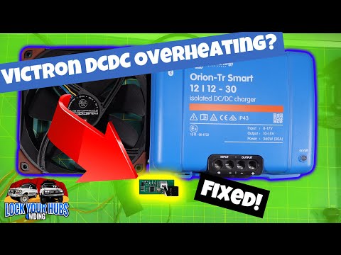 Keeping It Cool: Victron DCDC Charger with Smart Temperature-Controlled PWM Noctua Fan