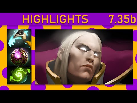 ⭐Invoker 20+ Kills! Mid Highlights 7.35b - Dota 2 Top MMR