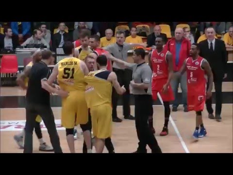 Basketball fight scene