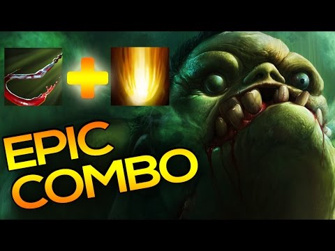 fL.Black^ GODLIKE Pudge | EPIC HOOK + SUNSTRIKE COMBO vs. EG Dota 2