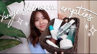 Huge Skincare Empties 2020 (feat. COSRX, Rovectin, The Ordinary, I'm From, Isntree...) | thatxxRin