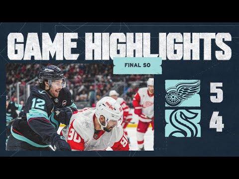 Seattle Kraken vs. Detroit Red Wings | 02/04 Game Highlights