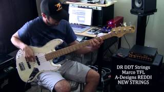 Video thumbnail for DR DDT Strings Marco TFL Bass Demo by The Bass Hang