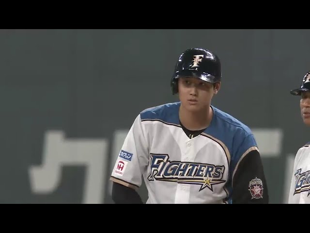 【1回裏】ファイターズ･大谷  ライトへのタイムリーヒットで追加点!! 2016/7/18 F-E