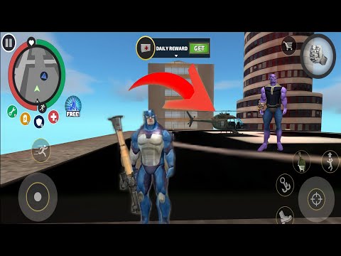 How to get police helicopter in rope hero vice town | new update || Arvind Gamerz
