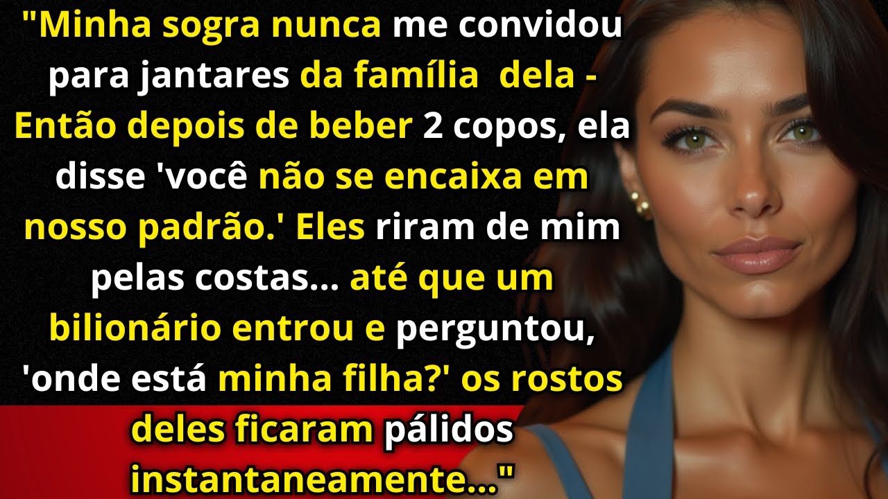 Minha sogra milionária disse que eu não era do padrões dela - então um bilionário entrou no salão...