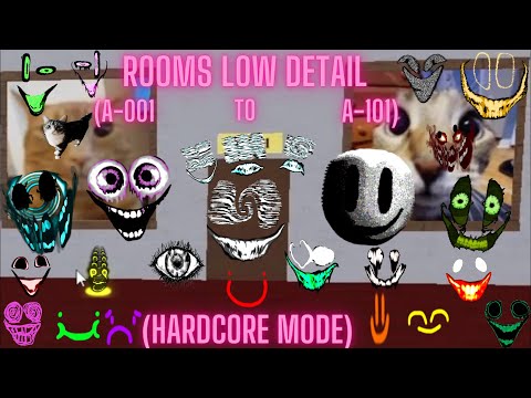 Rooms low detail (A-001 to A-101)(hardcore mode)