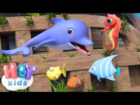 Les Petits Poissons Dans l'Eau - Comptines bébé - HeyKids