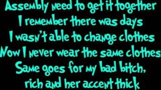 Wiz Khalifa - Paper Callin LYRICS (Lyrics On Screen) ♫ 2011!
