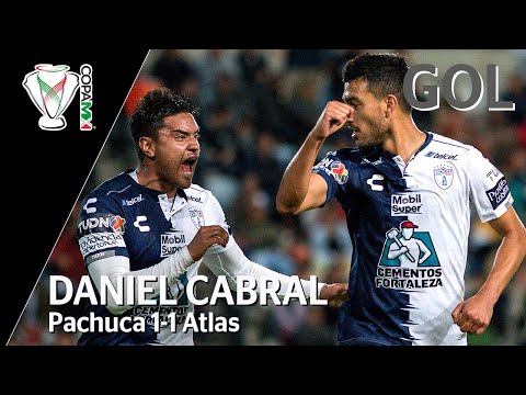 Gol de G. Cabral | Pachuca 1 - 1 Atlas | Copa MX - Jornada 7