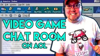 Remembering the AOL Video Game Chat Room - RiggsVlog