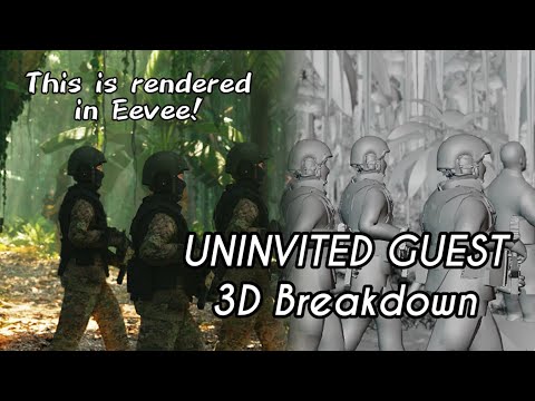UNINVITED GUEST 3D Breakdown | Road to Infinity Render Challenge