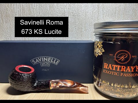Savinelli Roma 673 KS Lucite | Gorgeous looking Pipe & it smokes brilliantly