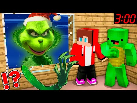 Mikey & JJ vs Scary GRINCH.EXE: Minecraft Challenge