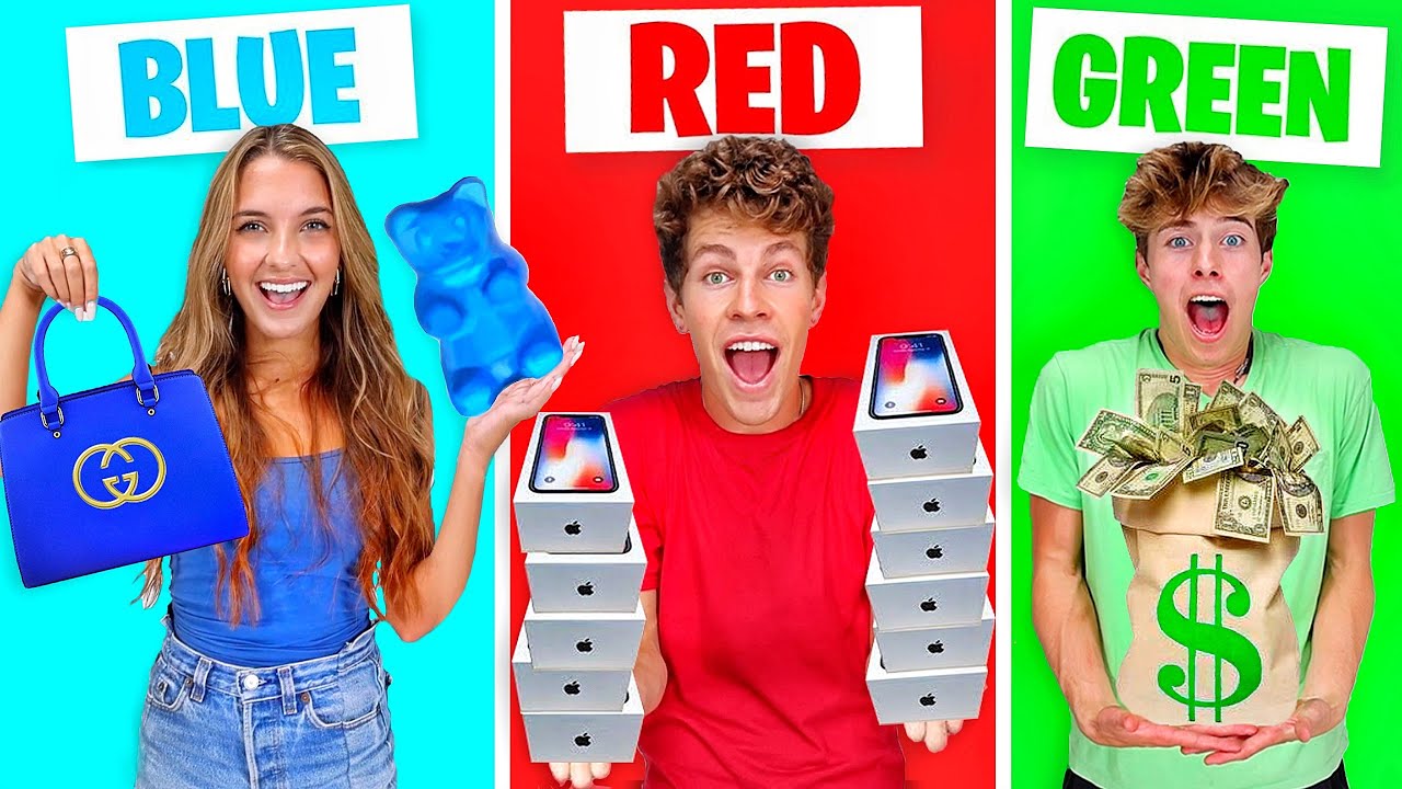 BUYING EVERYTHING IN ONE COLOR FOR 24 HOURS!